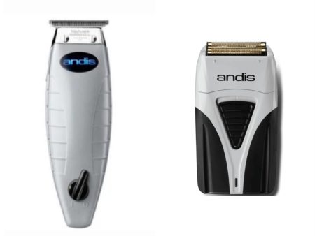 Andis 2pc Cordless Combo – Cordless T-Outliner, Cordless Foil Shaver Plus For Cheap