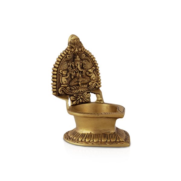 Kamatchi Vilakku - Ganesha - 7 Inches | Brass Kamakshi Deepam  Lamp for Pooja Cheap