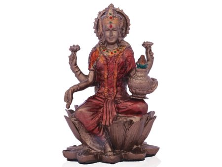 Lakshmi Murti - 3 x 2 Inches | Resin Sitting Lakshmi Idol  Laxmi Statue for Pooja Online Sale