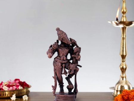 Varaha Lakshmi - 7.5 X 3.25 Inches | Copper Idol  Standing Lakshmi Varahar Idol for Pooja  70 Gms Approx For Sale