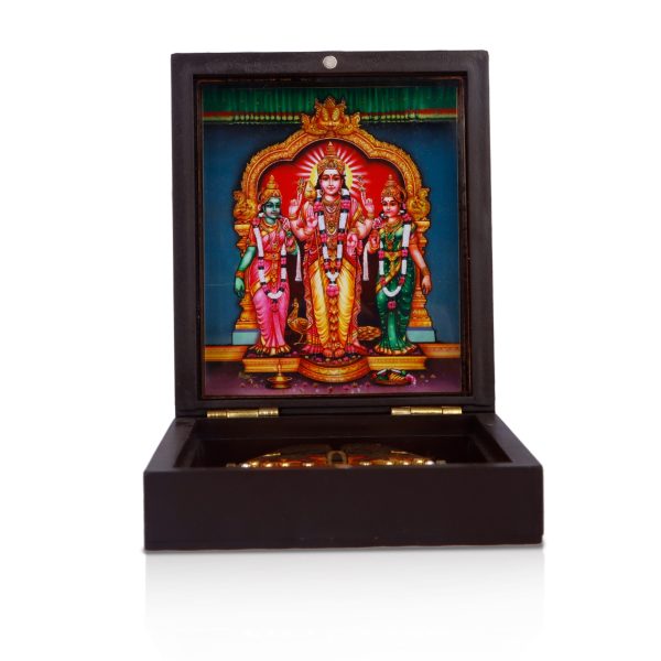 Pooja Box | Charan Paduka Box  Murugan Valli Deivanai Padham Box for Pooja on Sale