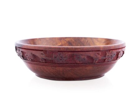 Wooden Bowl - 2 x 6 Inches | Hand Carved Wooden Cup  Wooden Serving Bowl for Home Cheap