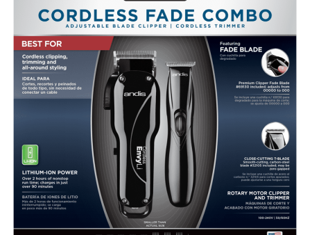 Andis Cordless Fade Combo For Discount