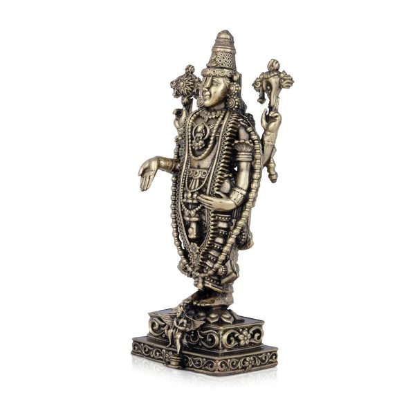 Balaji Murti - 6 x 3 Inches | Brass Idol  Balaji Idol for Pooja  355 Gms Approx Cheap