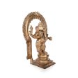 Ganesh Murti with Arch - 19 x 12 Inches | Panchaloha Idol  Ganpati Murti  Vinayaka Idol for Pooja  17.57 Kgs Hot on Sale