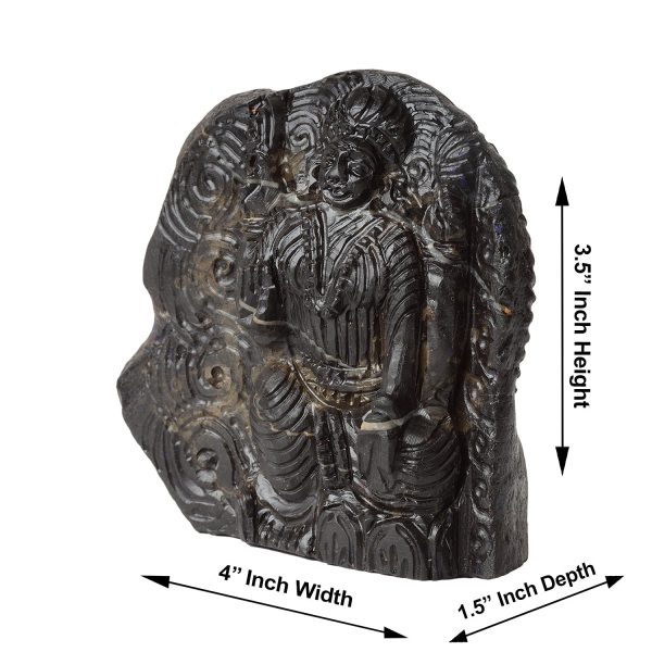 Shaligram - 3 x 4 inches | Saligrama  Saligram  Salagrama Murti for Pooja Online Hot Sale