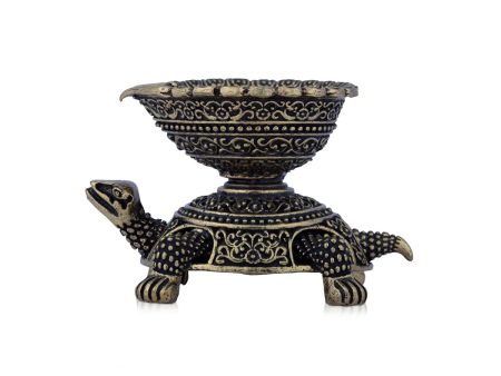 Tortoise Lamp – 1.5 x 2.25 Inches | Brass Idol  Tortoise Deep for Pooja  60 Gms Approx Online now