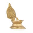 Kamatchi Vilakku - 6 x 3.5 Inches | Brass Kamakshi Deepam  Lamp for Pooja Online Hot Sale