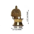 Kamatchi Vilakku -Kajalakshmi - 4.75 Inches | Brass Kamakshi Deepam  Lamp for Pooja Online