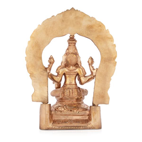 Laxmi Murti with Arch - 6 Inches | Lakshmi Idol  Panchaloha Statue  Lakshmi Murti for Pooja  900 Gms Approx Supply