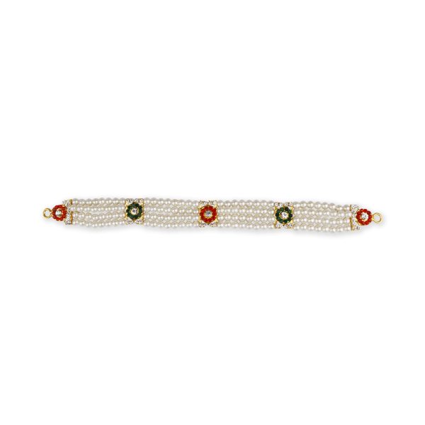 Moti Belt - 10 Inches | Waist Belt  Deity Jewellery  Ottiyanam for Deity Online Hot Sale