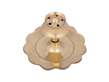 Agarbathi Stand - 2 x 2 Inches | Kamal Design Brass Incense Holder for Pooja  30 Gms Approx on Sale