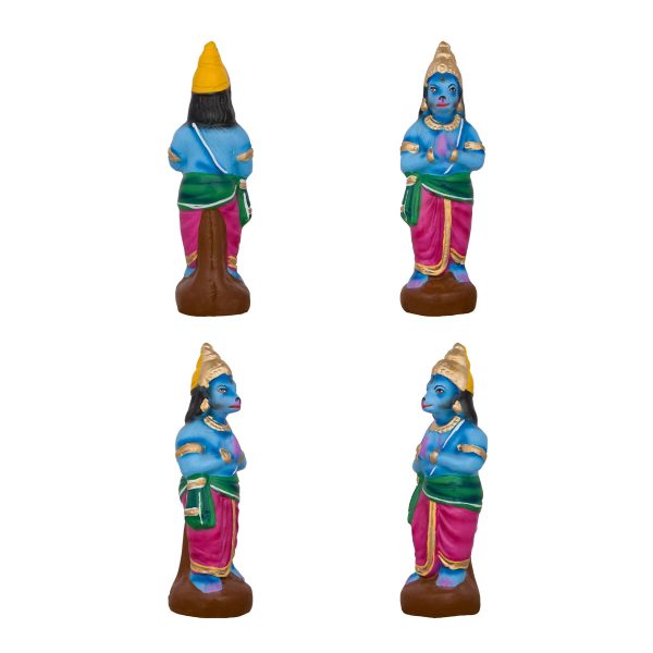 Seethaiyai Kanden Clay Golu Bommai Set - 7 x 4 Inches | Giri Golu Doll  Navaratri Golu Bomma Gombe Bommai Hot on Sale