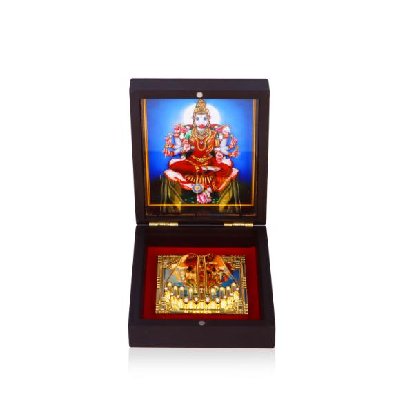 Varahi Amman with Sri Padham Box | Pooja Box  Paduka Box  Paduka Charan Box for Pooja Fashion