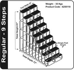 Giri Plastic Golu Padi - 9R  9T | Golu Stand  Multi Purpose Navratri Golu Rack Online Sale