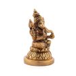 Ganesh Murti - 4.5 x 3 Inches | Antique Brass Statue  Vinayaka Idol for Pooja   680 Gms Approx Sale