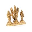 Balaji Murti | Balaji Sridevi Boodevi with Namam  Antique Brass Statue  Balaji Statue for Pooja Online Sale