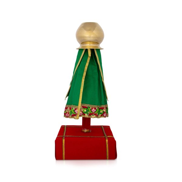 Readymade Gudhi    Maharashtrian Festival Gudi Padwa Stand GudiPadwa Decoration Showpiece Assorted Colour & Design Fashion