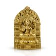 Lakshmi Idol - 6 Inches | Resin Lakshmi Murti  Brass Polish Laxmi Idol for Home Decor Online Hot Sale