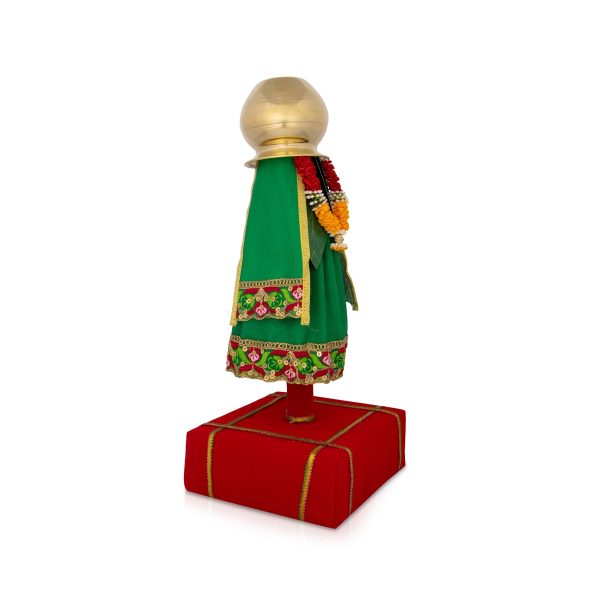 Readymade Gudhi    Maharashtrian Festival Gudi Padwa Stand GudiPadwa Decoration Showpiece Assorted Colour & Design Fashion