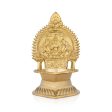 Kamatchi Vilakku - 6 x 3.5 Inches | Brass Kamakshi Deepam  Lamp for Pooja Online Hot Sale