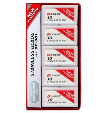 Dorco Platinum Red Double Edge Razor Blades 500ct 5pack For Cheap