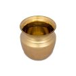 Brass Lota - 4.25 x 4.25 Inches | Kalash  Pooja Pot  Chombu for Home  204 Gms Approx Sale