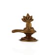 Shivling with Nagam - 2.5 Inches | Shiva Lingam  Antique Brass Statue  Sivalingam for Pooja For Cheap