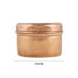 Pooja Box - 2 x 3 Inches | Copper Box  Storage Box for Home  70 Gms Approx For Cheap