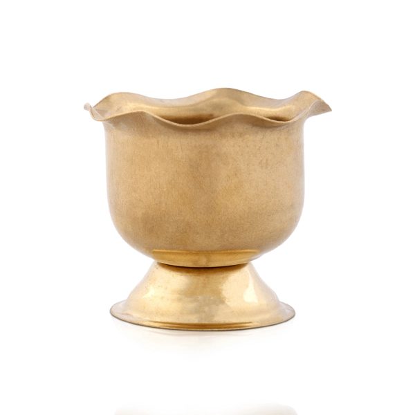 Brass Cup - 1.5 x 1.75 Inches | Brass Bowl  Chandan Cup for Pooja  15 Gms Approx on Sale