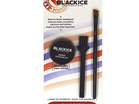 BlackIce Professional Barber Detailing Kit Darkest Brown Online now