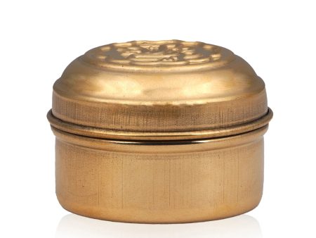 Brass Box - 1.75 x 2 Inches | Brass Box  Pooja Box with Lid for Home  20 Gms Approx For Discount