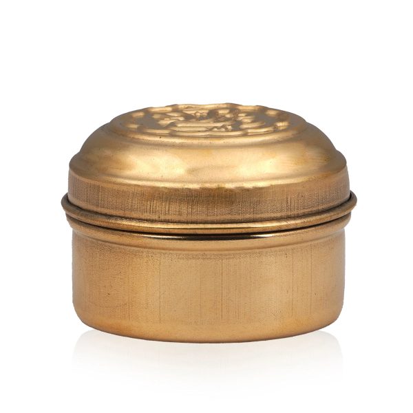 Brass Box - 1.75 x 2 Inches | Brass Box  Pooja Box with Lid for Home  20 Gms Approx For Discount