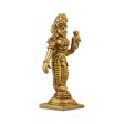 Meenakshi Amman Statue - 3.5 Inches | Meenakshi Brass Idol  Antique Finish Meenakshi Statue for Pooja For Sale