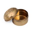 Brass Box - 1.75 x 2 Inches | Brass Box  Pooja Box with Lid for Home  20 Gms Approx For Discount