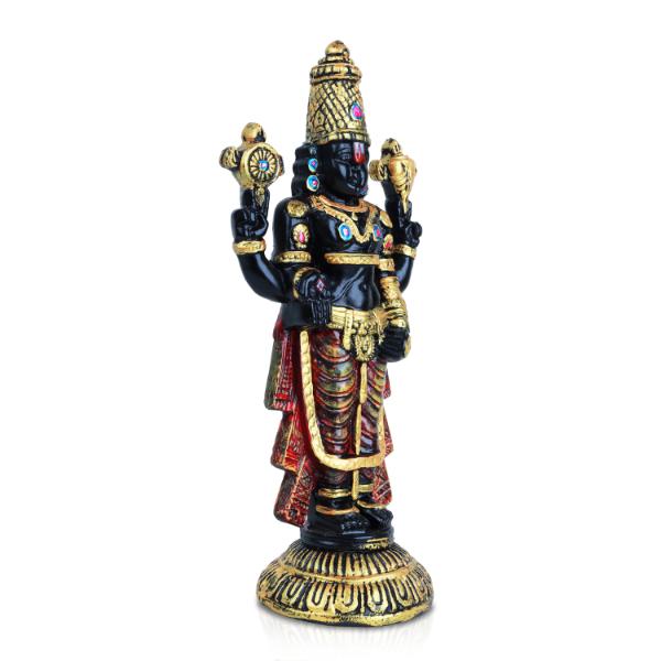 Balaji Murti - 11 Inches | Tirupati Balaji Idol  Resin Balaji Statue for Home Decor For Discount