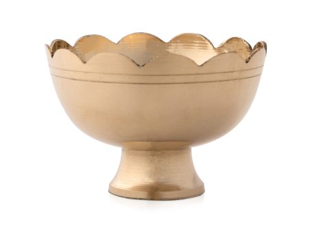 Brass Bowl - 2.5 x 3 Inches | Kamal Shape Brass Cup  Brass Vessel for Pooja  50 Gms Approx Sale