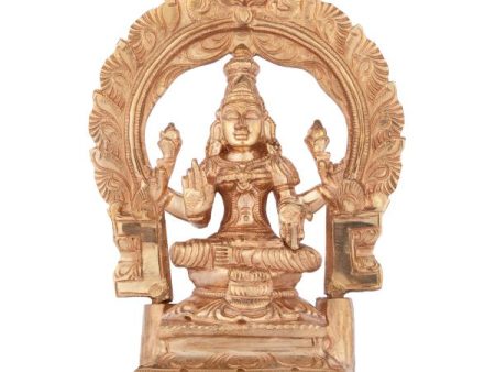 Laxmi Murti with Arch - 6 Inches | Lakshmi Idol  Panchaloha Statue  Lakshmi Murti for Pooja  900 Gms Approx Supply