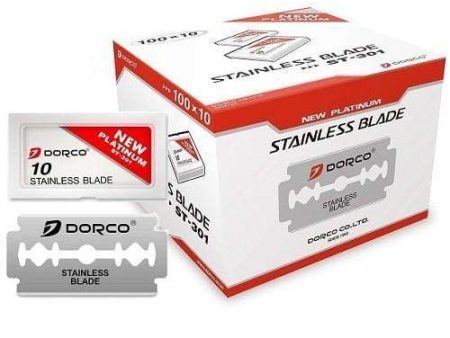 DORCO RED DOUBLE EDGE 1000 BLADES 10pk Sale