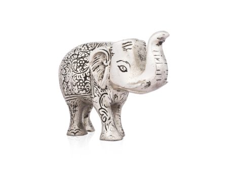 Elephant Statue - 3 x 5 Inches | Aluminium Elephant Figurine  Elephant Sculpture for Home  240 Gms Approx Online Hot Sale