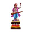 Bhajan Hanuman Paper Mache Golu Bommai Pair - 18 x 6 Inches | Giri Golu Doll  Navaratri Golu Bomma Gombe Bommai Online Hot Sale