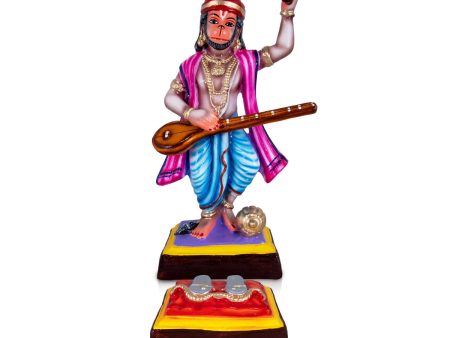 Bhajan Hanuman Paper Mache Golu Bommai Pair - 18 x 6 Inches | Giri Golu Doll  Navaratri Golu Bomma Gombe Bommai Online Hot Sale