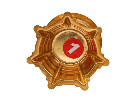 Seven Star Deep - 1.5 x 2.5 Inches | Diya Brass  7 Star Lamp  Vilakku for Pooja  20 Gms Approx Fashion