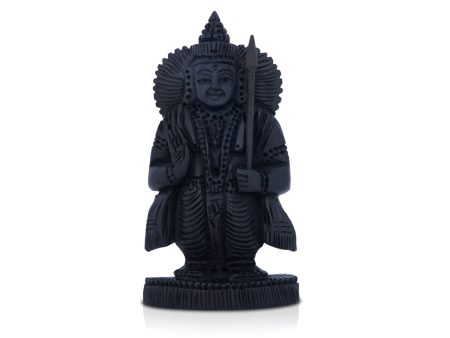 Murugan Statue - 4.5 x 2.5 Inches | Karungali Statue  Ebony Murugan Idol for Pooja Fashion