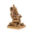 Ganesh Murti - 4.5 x 2.75 Inches | Antique Brass statue   Vinayaka Idol for Pooja   660 Gms Approx Online