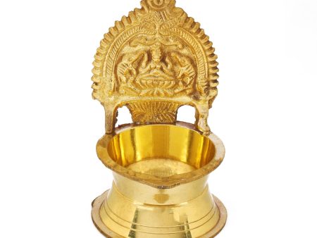 Kamatchi Vilakku -Kajalakshmi - 4 Inches | Brass Kamakshi Deepam  Lamp for Pooja Online now