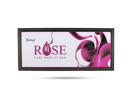 Balaji Rose Pure Rose Incense Sticks - 25 Pcs | Agarbatti  Agarbathi for Pooja For Cheap