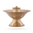 Brass Agarbathi Stand - 3 x 3.25 Inches | Dhoop Dhani  Incense Holder for Pooja  60 Gms Approx Fashion