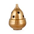 Brass Diya - Apple - 6 x 3 Inches | Nanda Deep  Agal Vilakku  Brass Lamp  Brass Deepam for Pooja on Sale