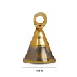 Brass Bell - 1 Inches | 12 Pcs  Kavadi Bell  Silver Gold Polish Pooja Hanging Bell  Hanging Bell for Mandir Cheap